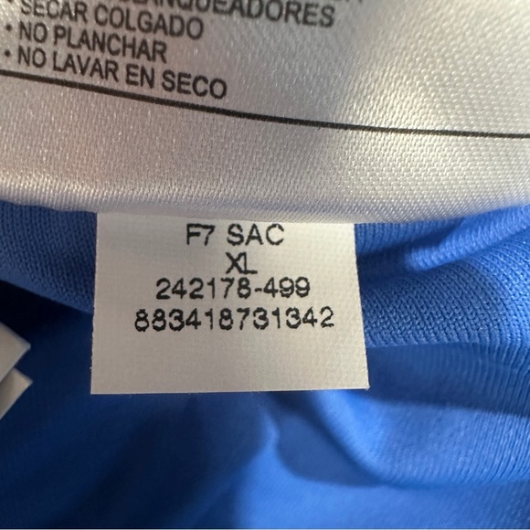 NEW Nike Dri-Fit skort, size XL (16-18), Blue/white, activewear, tennis, pleated - Picture 8 of 10